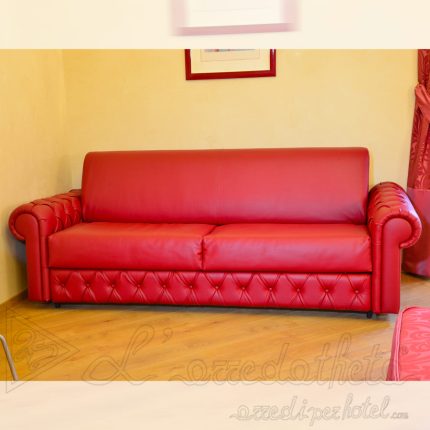 Divano letto Capitonné